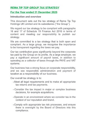 Tax Strategy 2025